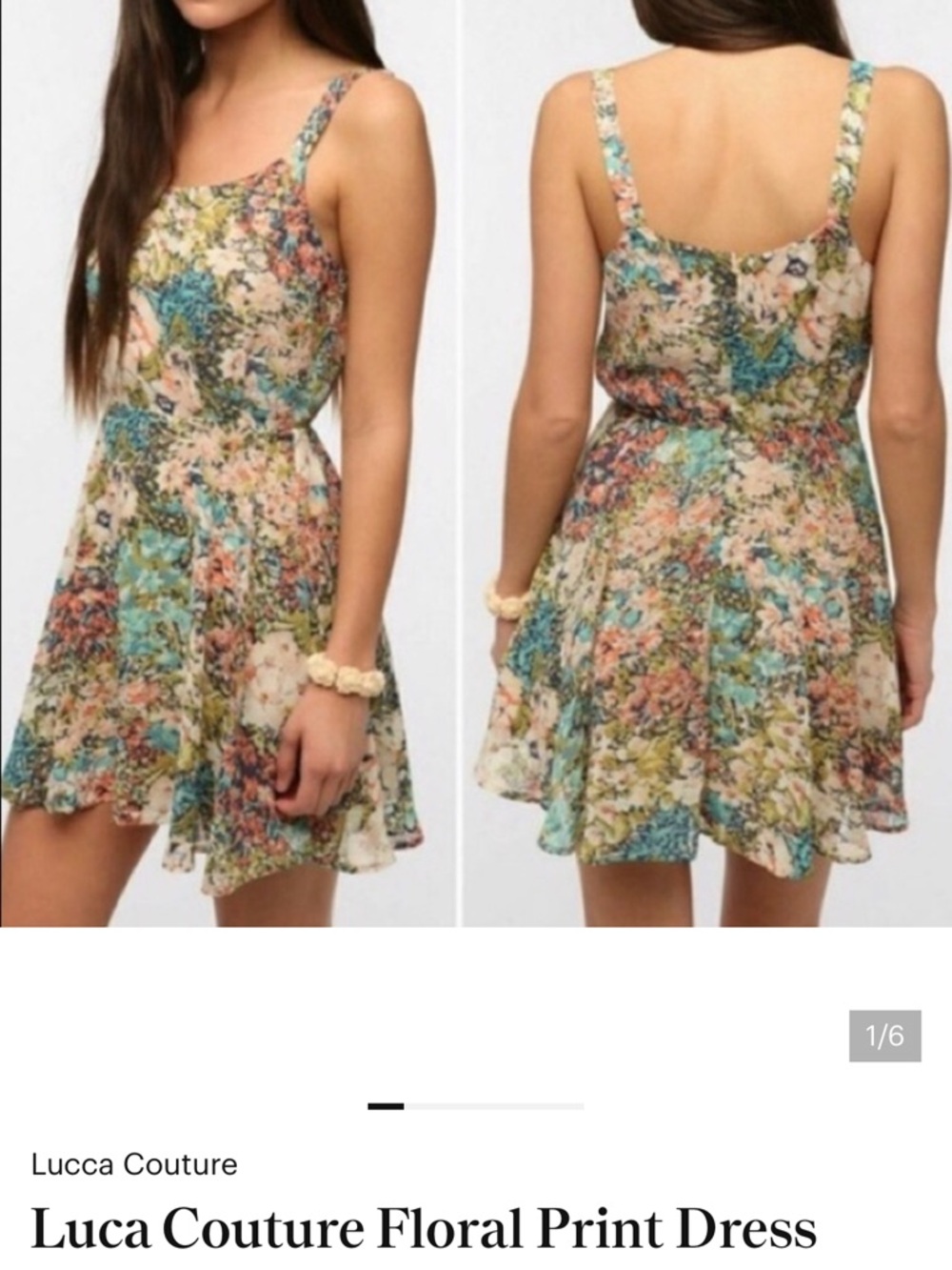 Lucca Couture Floral Mini Dress